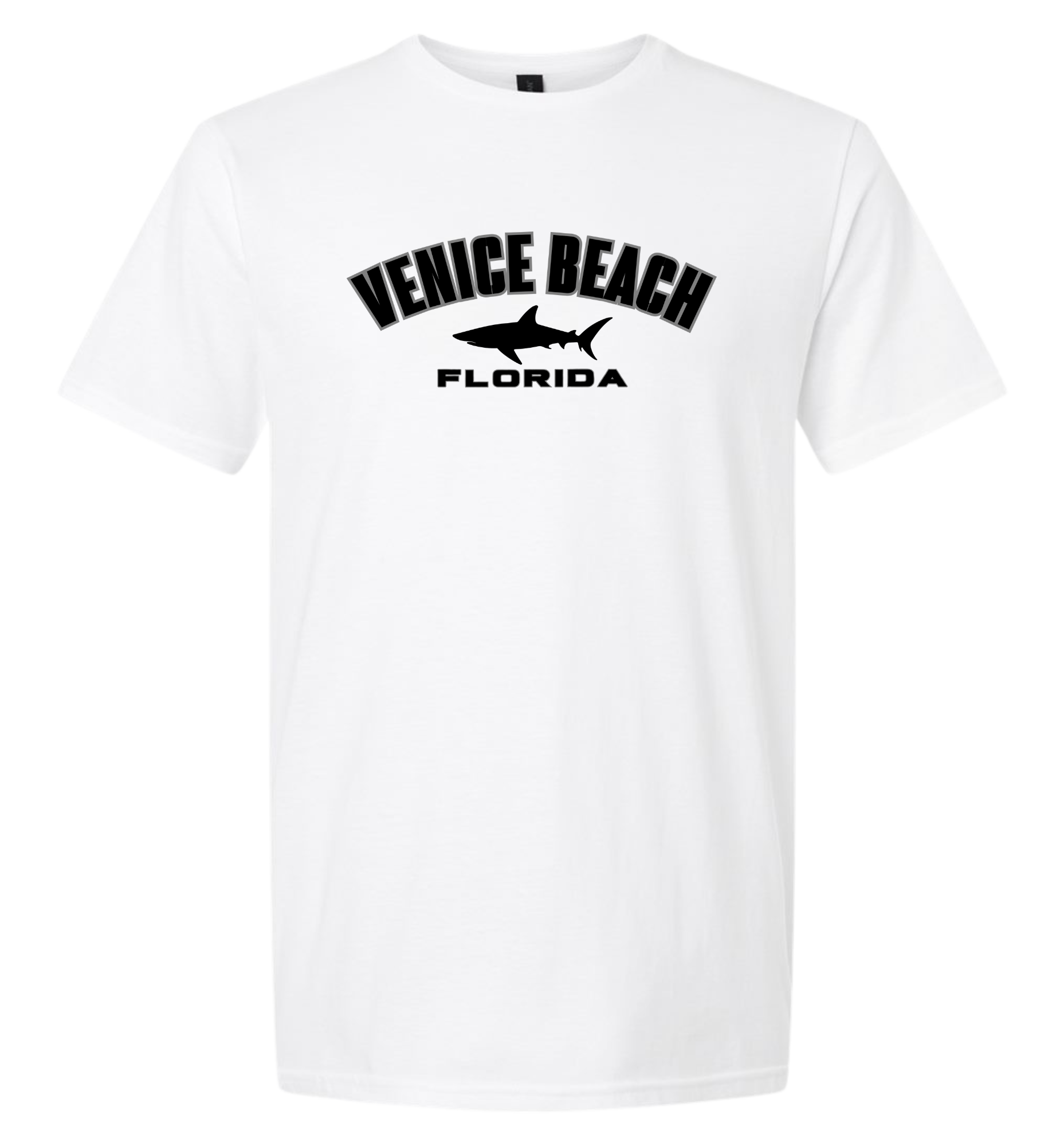 GOTCHA VENICE BEACH Tシャツ ホワイト VENICE BEACH FLORIDA SHARK T-SHIRT | TIKI TYME BEACH SHOP